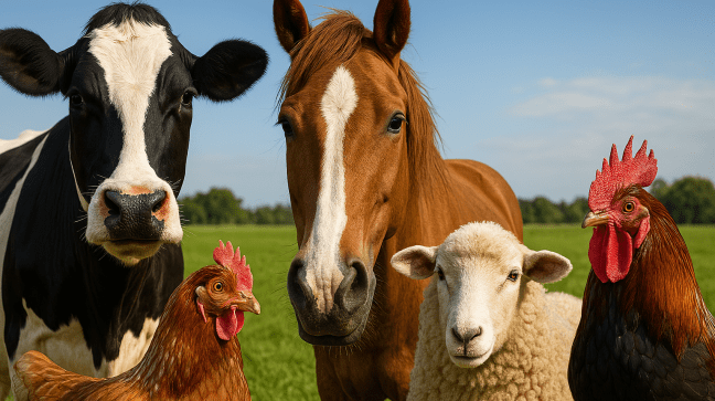 پلی لیست دانلود صدای حیوانات اهلی مزرعه 🐔🐮🐴