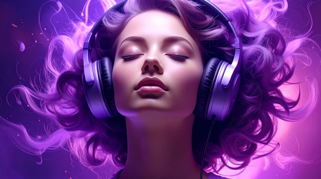 دانلود نویز بنفش (Purple Noise) برای تمرکز، آرامش و خواب عمیق